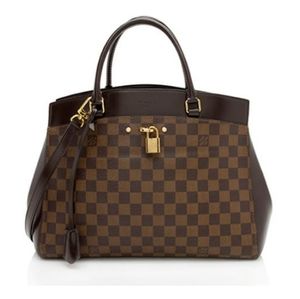 Louis Vuitton Damier Ebene Rivoli MM Satchel
